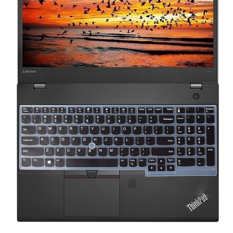 Keyboard Cover Protector Skin For Lenovo Thinkpad L580 L590 T15 E15 Notebook T590 Keyboard Film Protective Film 15.6-inch