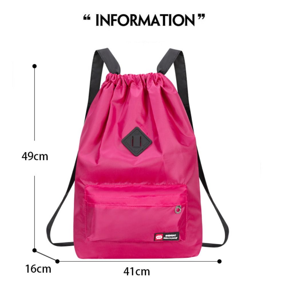 Estudante mochila feminina sacos de escola à prova dwaterproof água grande capacidade ins moda cordão mochila saco de viagem