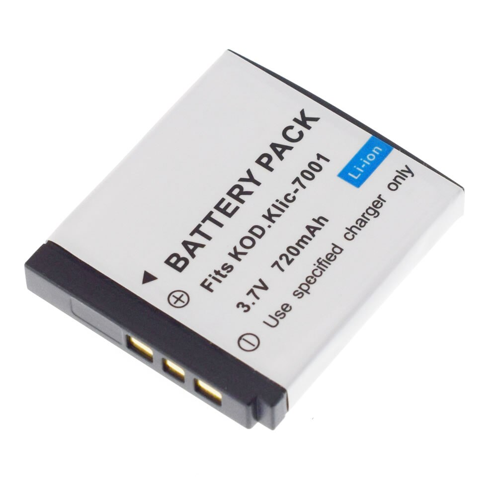 BLi-286 Battery(2-Pack) + Charger for Polaroid t1031 t1035 t1234 t1235 t1235uc KLIC-7001