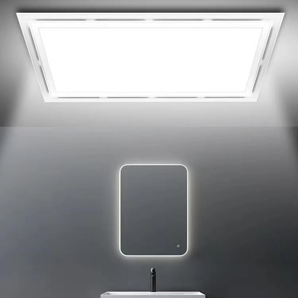 Innovador sistema de ventilación para baño, extractor silencioso con LED integrados para mejorar el ambiente y la eficiencia del flujo de aire