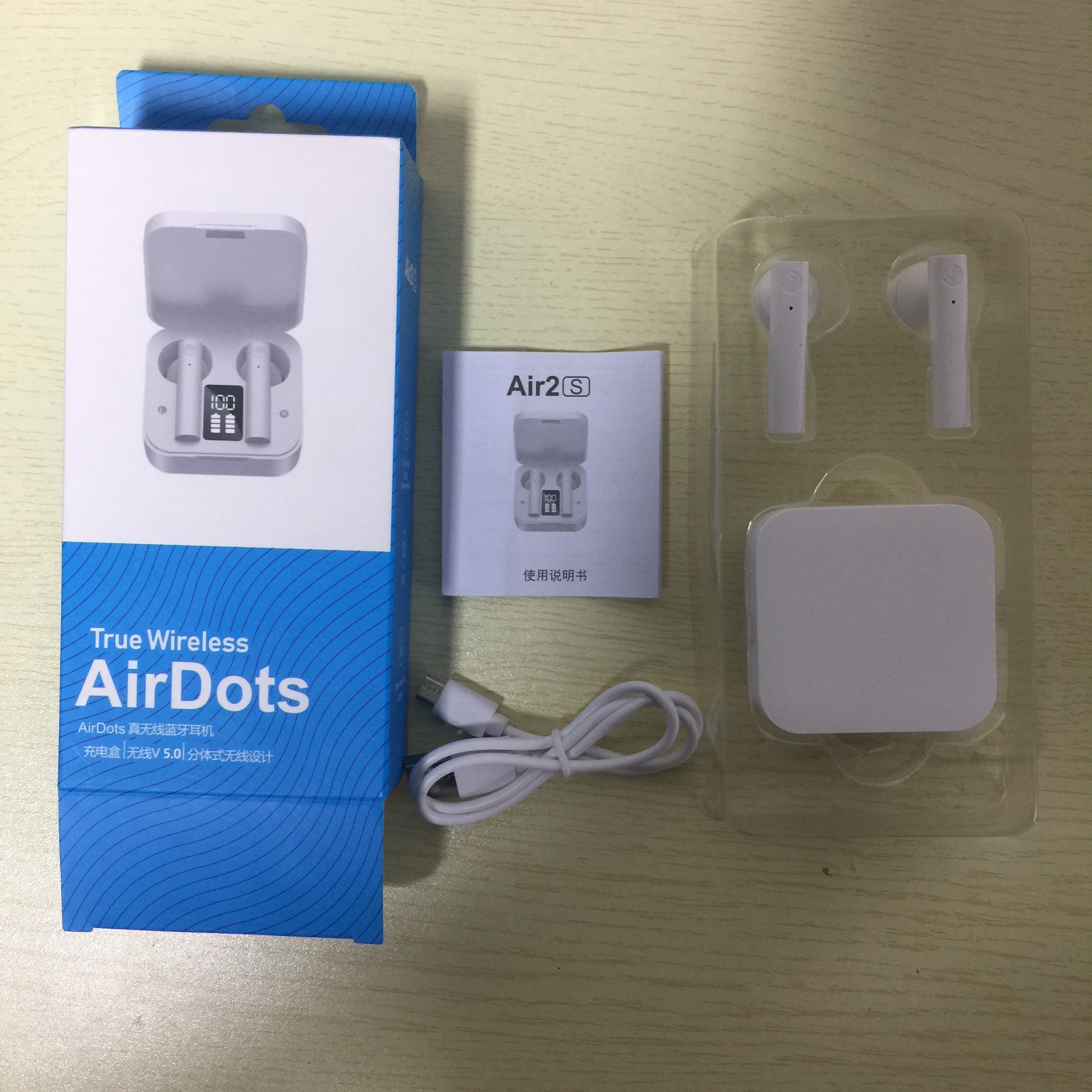 Auriculares AIR 2 S TWS con Bluetooth, , HIFI 5,1, micrófono Dual, cancelación de ruido, PK Airdots 2 SE