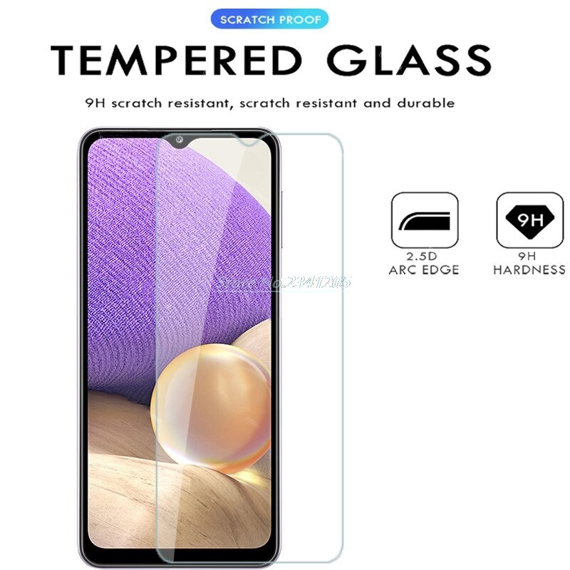 2-1PCS Schutz Glas für Samsung A32 EINE 32 5G SM-A325F Fall für Samsung Galaxy A02S F62 m12 M62 Galaxy Xcover 5 Gehärtetem Glas