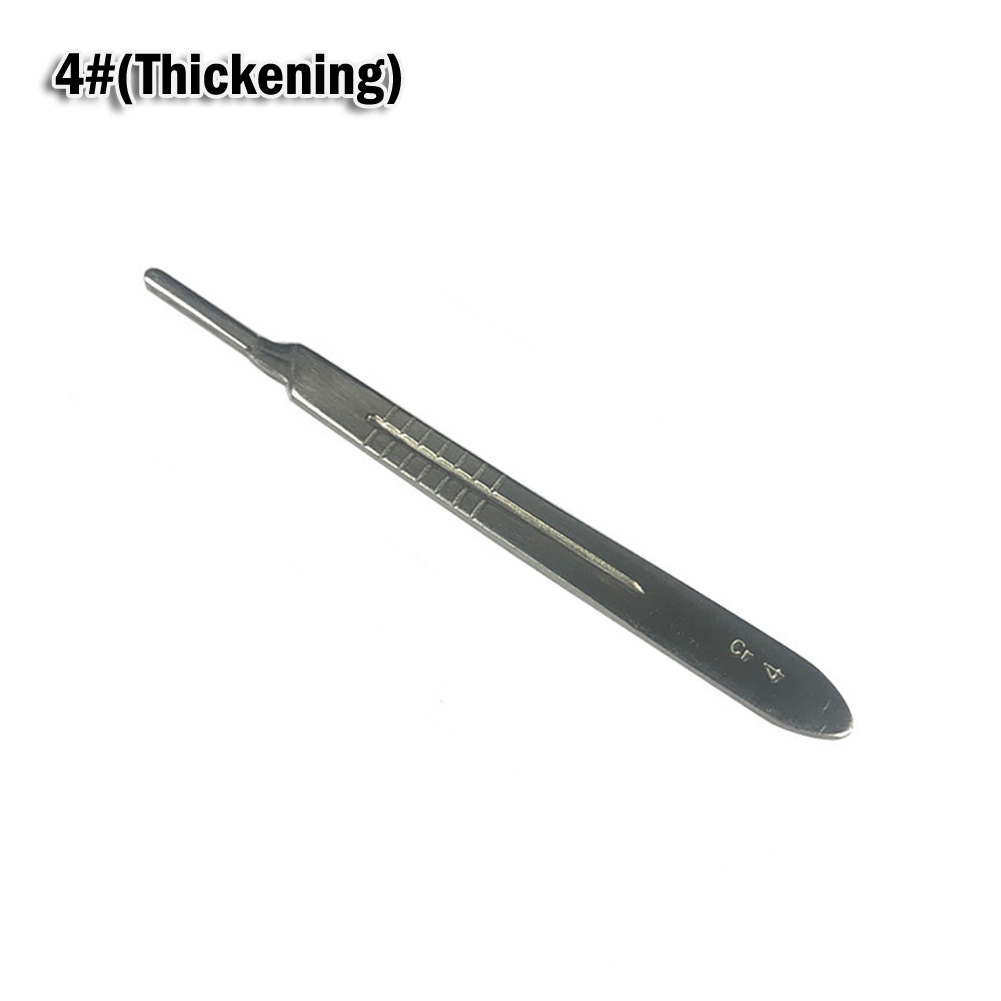 Stalen Scalpel1 Handvat Utility Blade Handvat Carving Vervanging 3 #4 #/7 # Pcb Reparatie Dier Chirurgisch 1 Knif Carving Diy Handgereedschap: Donkergrijs