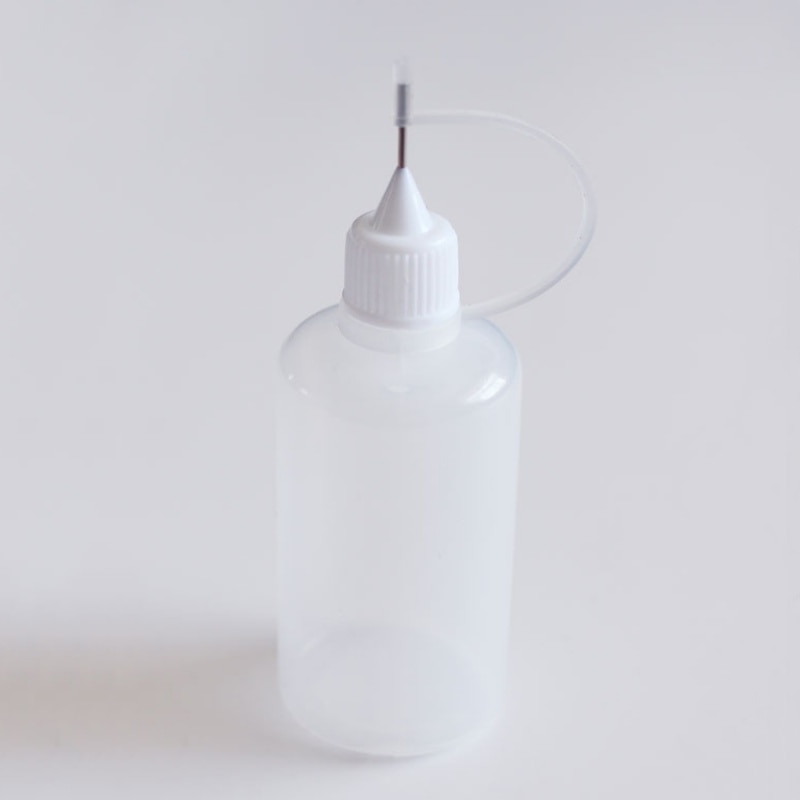 30/50/100 ML Empty Glue Bottle With Needle Transparent Oil Filling Bottle For Paper Quilling DIY Craft Plastic Bottle #2