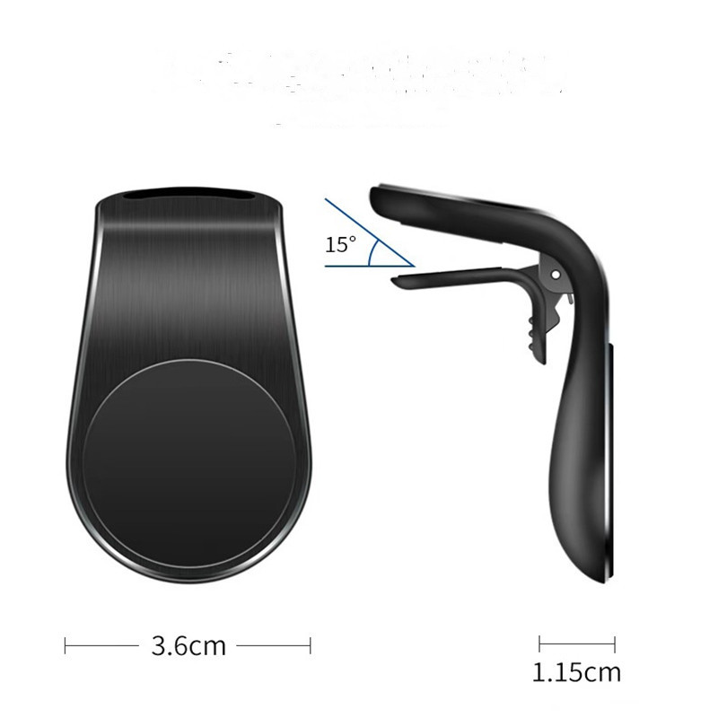 Support métallique support de téléphone magnétique pour voiture, Mini Clip sur ventilation, aimant Mobile très joli