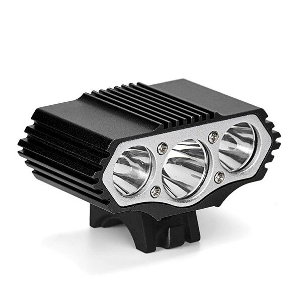 Fiets Licht 12000 Lm 3 X Xml T6 Led 3 Modes Fiets Lamp Fiets Licht Koplamp Fietsen Torch Fiets Accessoires rubber Band # YL5