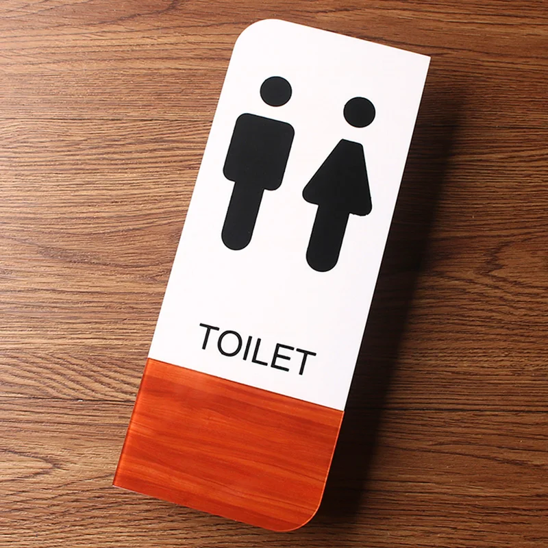 Toiletborden Winkelcentrum Kantoor Herinnering Bewegwijzering Deurplaat Warme herinneringen Indicator Plaque Plaat Badkamer Muur Deursticker: WHITE