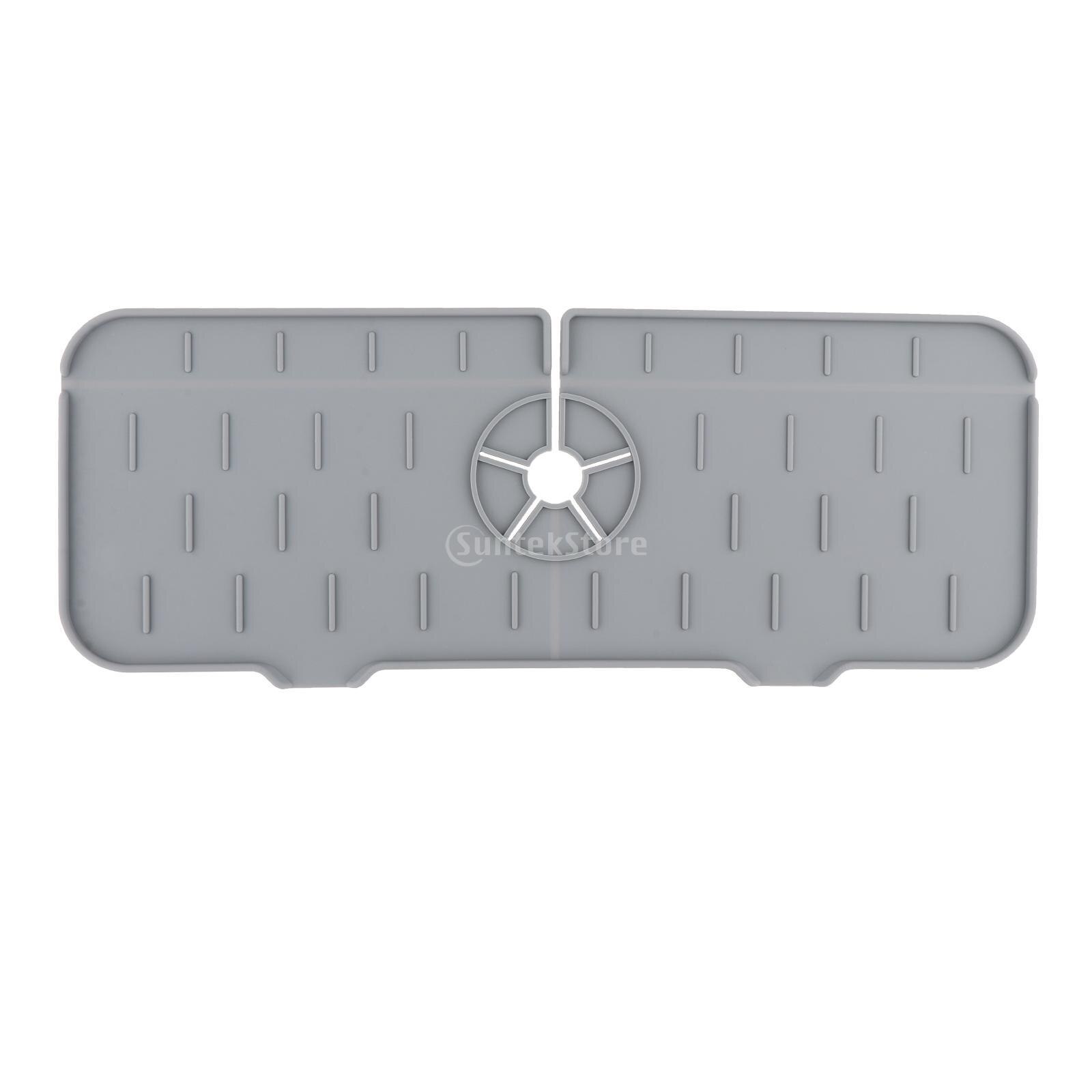 Keukenkraan Absorberende Mat Verdikking Kraan Absorberende Pad Wastafel Absorberende Pad Voor Keuken Aanrecht 7 Kleuren: Gray D