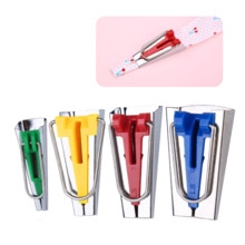 LMDZ Bias Tape Maker Set - 4 Sizes Fabric Bias Tape Maker Tools 6mm 12mm 18mm 25mm Fabric Sewing Quilting Bias Binding Maker