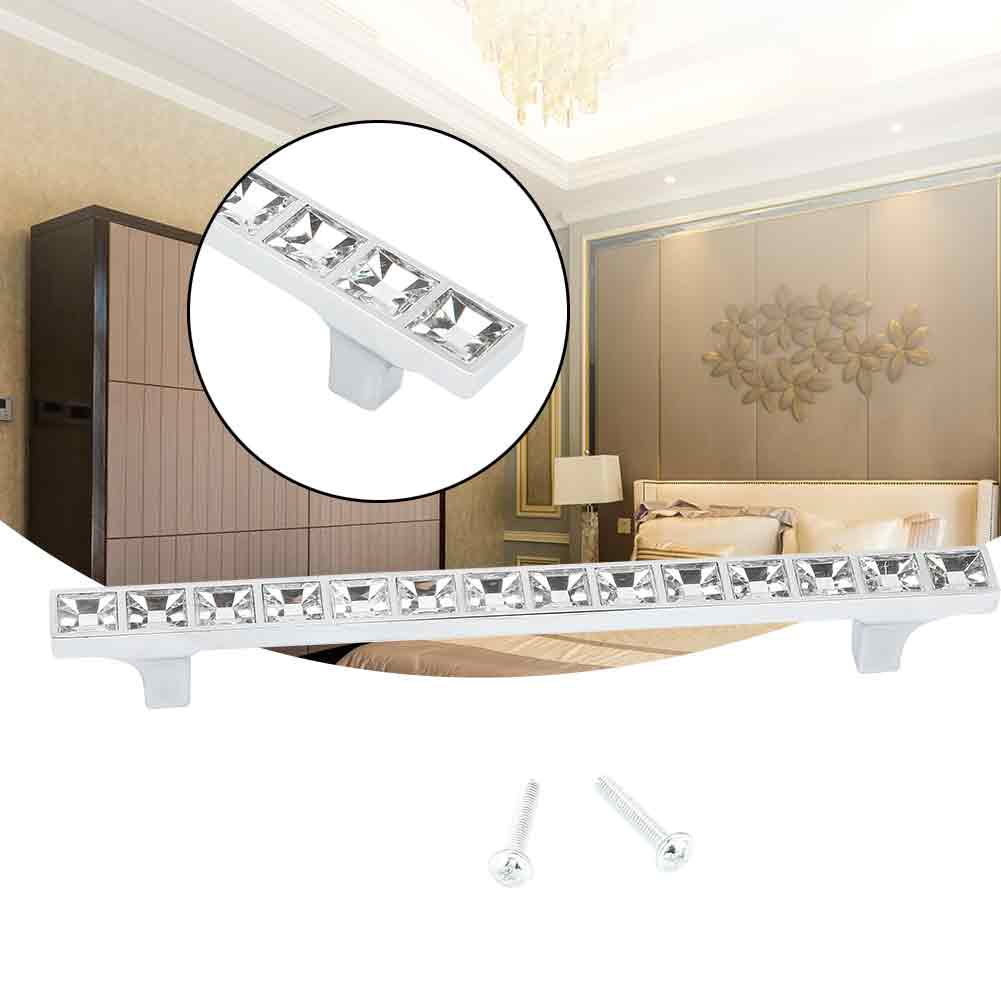 Europejski styl diament kryształ klamka robić drzwi szafka kuchenna ze stopu cynku ciągnie gałki robić szuflady meble uchwyt sprzętu robić drzwi