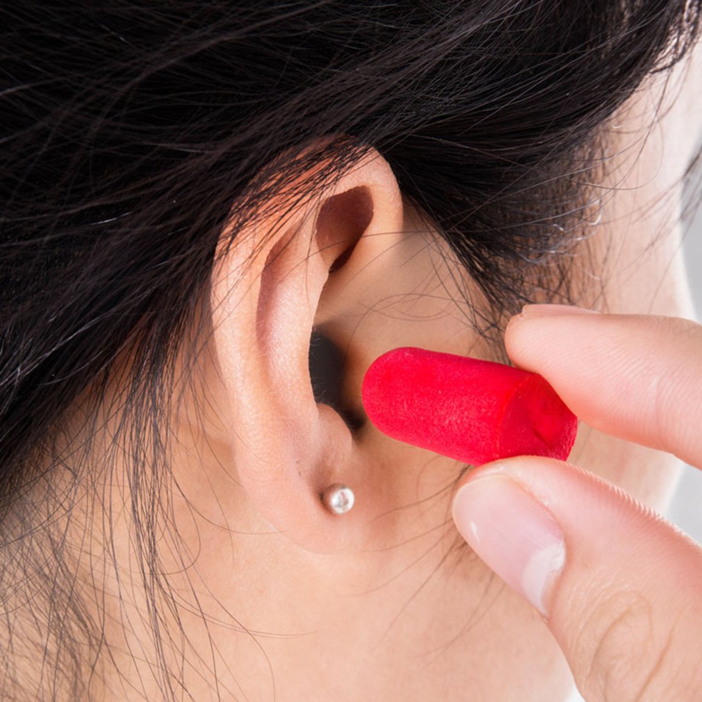 Soft Sponge Ear Plugs Sound Insulation Ear Protection Earplugs Noise Reduction Sleeping Plugs with Storage Box