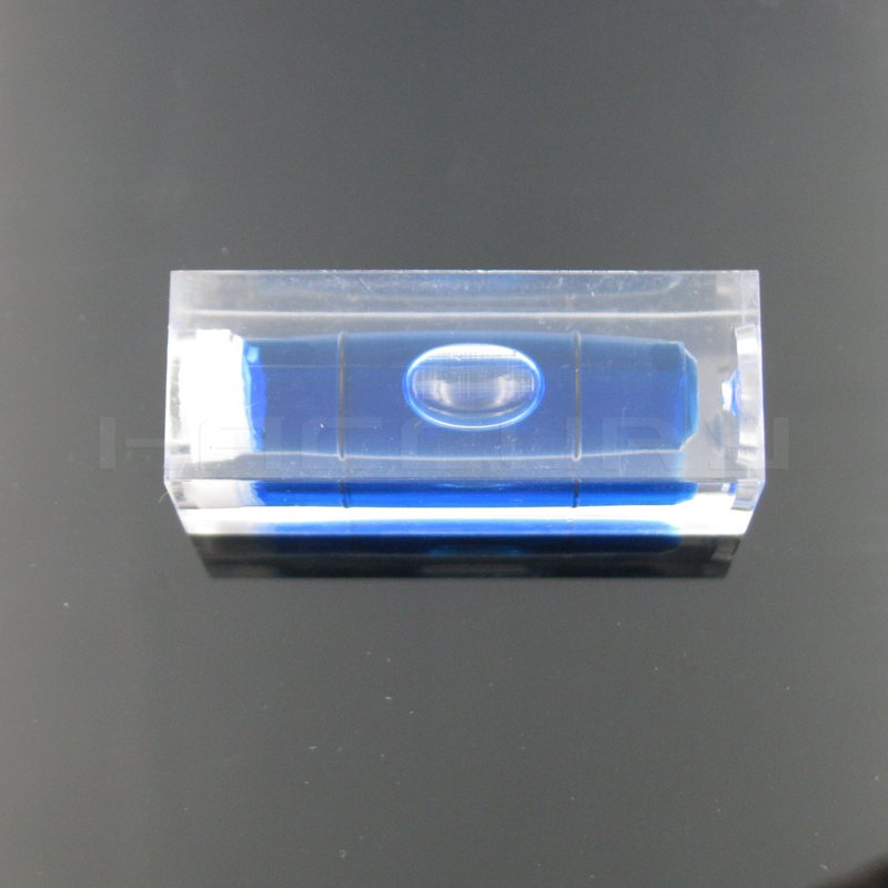 (10 stykker / parti) størrelse 15*15*40mm fotoramme vægniveau kvadratniveau måleinstrument boble vaterpas: Blå