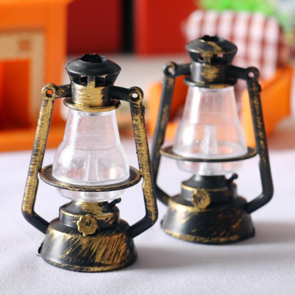 1:12 Mini Olie Lamp Decor Pretend Play Speelgoed Poppenhuis Miniatuur Poppenhuis Accessoires Miniatuur Woonkamer Play Scene Ornamenten