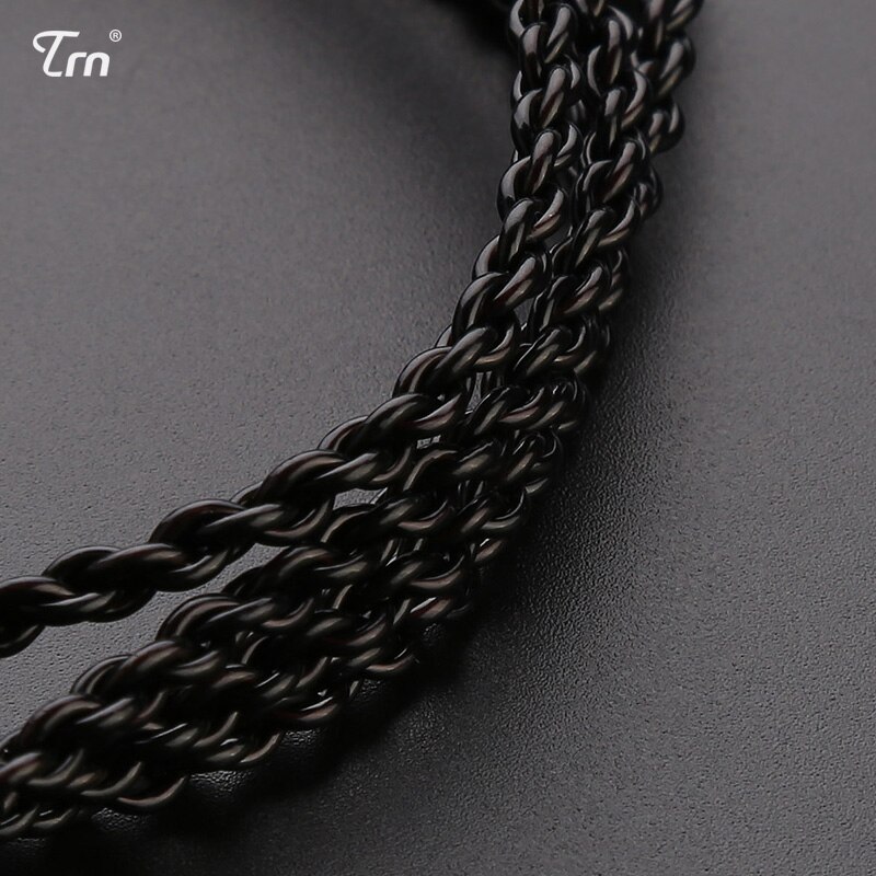 Cabo de fone de ouvido mmcx banhado a prata, 3.5mm para 2pin 0.75mm 0.78mm, com microfone/sem microfone, cabo destacável