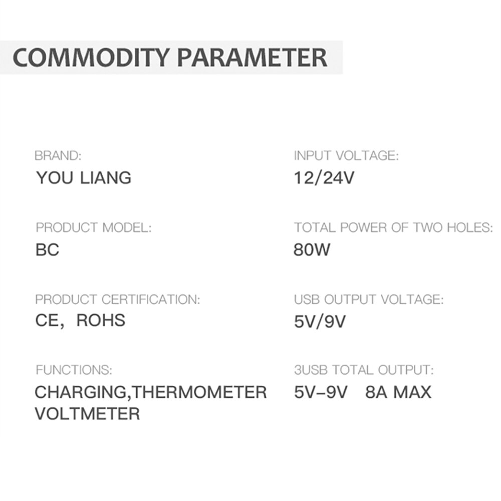 Car Charger Bluetooth Car Fast Charger QC3.0 Dual USB Cigarette Lighter Car Mobile Phone Charging Huawei Xiaomi