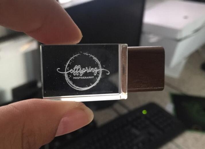 Szybki drewniany kryształ 2 w 1 pamięć flash USB 3.0 Pendrive 8GB 16GB 32GB 64GB