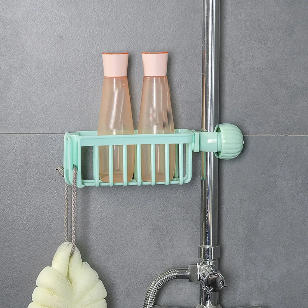 kitchen storage Sink Faucet Sponge Soap Cloth Drain Rack Storage Organizer Holder Shelf rangement cuisine