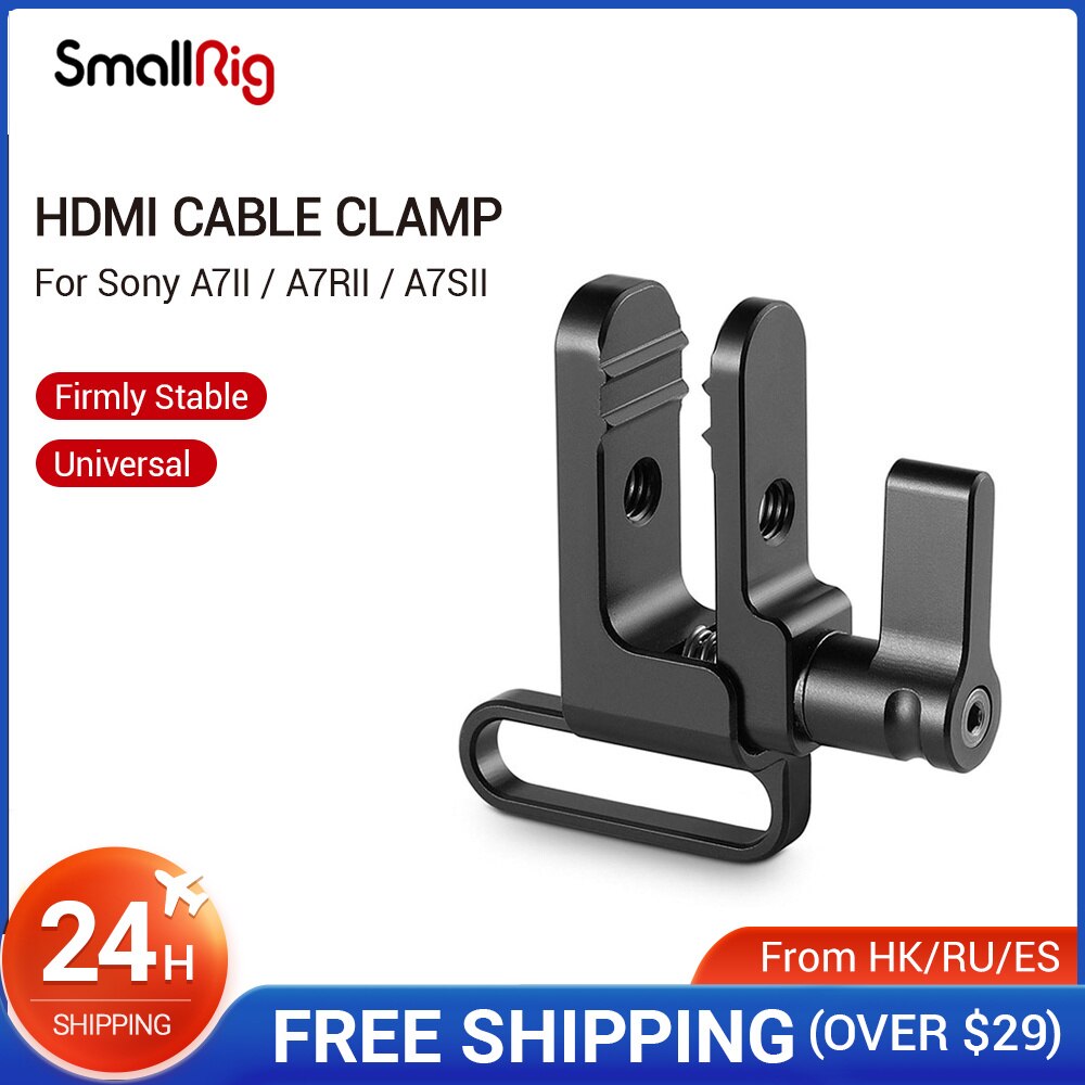 SmallRig HDMI Cable Clamp Lock for Sony A7II/A7RII/A7SII/ILCE-7M2/ILCE-7RM2 SmallRig Cage - 1679