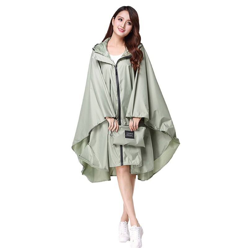 Monitoiminen värikäs unisex -ulkomatka vedenpitävä sadetakki poncho -reppu sadesuoja pyöräilyä rankkasateessa
