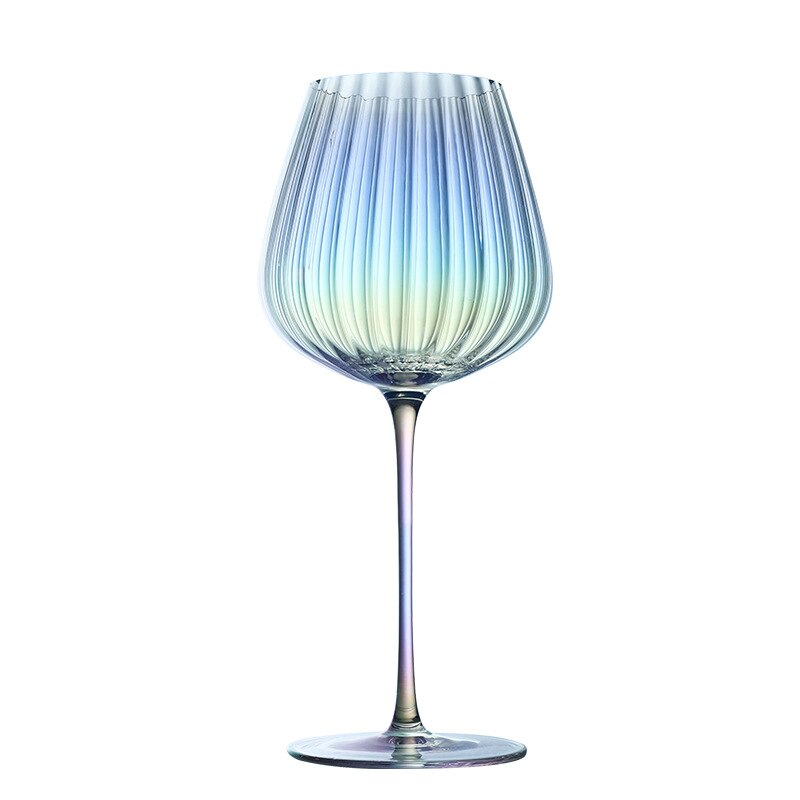 Copas de vino de cristal de color Burdeos para el hogar, vasos de champán hechos a mano, luz de lujo, de boda