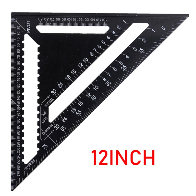 Triangle Angle Ruler Metric Aluminum Alloy Triangle Angle Ruler Protrac... – Grandado