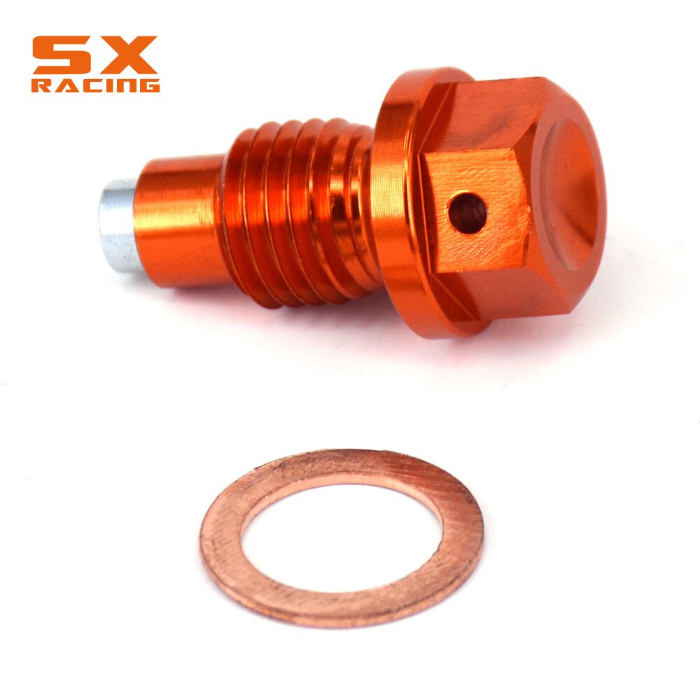 M12*1.5 Magnetic Frame Oil Drain Plug Bolt Screw For KTM SX XC XCF XCW SXF EXC EXCF 125 200 250 300 350 450 530 SMR Duke 450-690