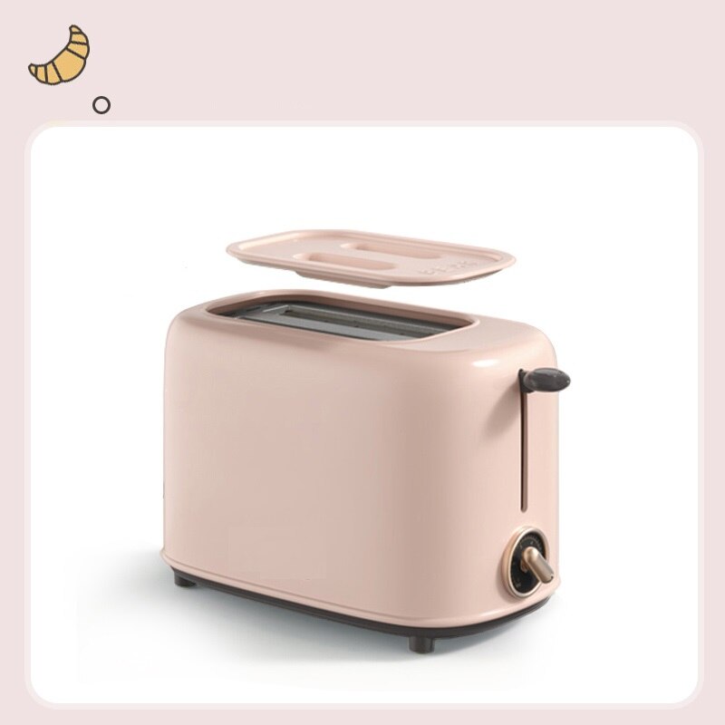 Mini grille-pain électrique multifonctionnel pour la cuisson du petit déjeuner, 220V, pour la maison, ue/AU/UK/US: pink no pattern