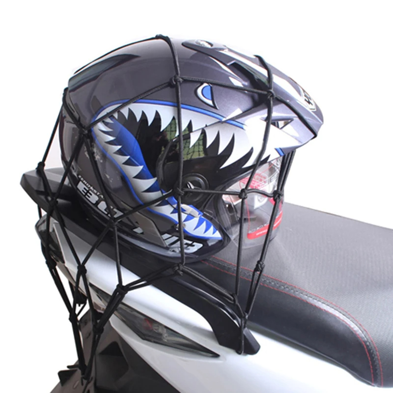 Motorsykkel bagasjenett sykkel 6 kroker holde nede drivstofftank bagasjenett web styling moto justerbart lastenett