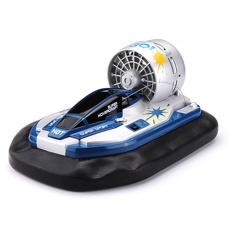 HHY7805296 Radio Control Mini 7 KM/H 40HZ cepillo Motor RC Hovercraft RC barco vehículos modelos para niños juguetes