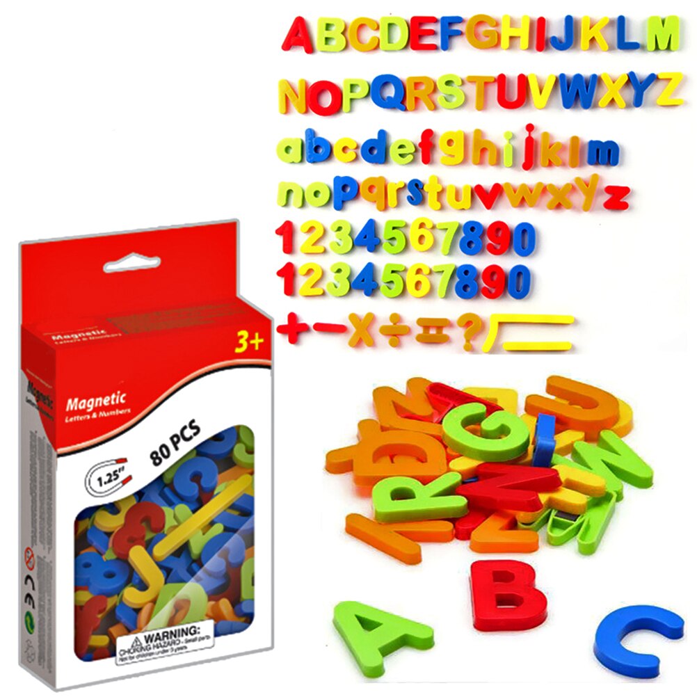 Magnetische Alfabet Magneten Letters Cijfers Symbolen Speelgoed Set Abc 123 Koelkast Plastic Speelgoed Vroege Educatief Speelgoed