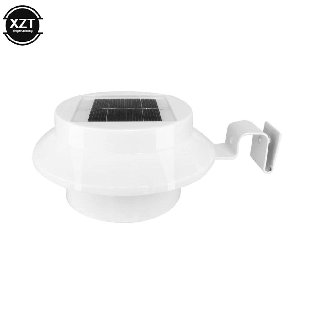 Solar Licht 3LED Geländer Außen Dekoration Lampe Traufe Hof Garten Wand Zaun Waschbecken Landschaft Induktion Beleuchtung Laterne: Sunny Yellow