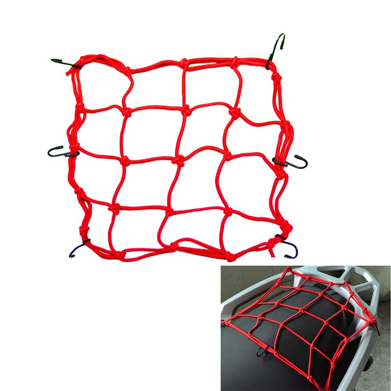 Universal Motor Helm Mesh Opslag Motorhelm Bungee Bagage Houd Brandstoftank Mesh Netto Opslag Cargo organiseren Netto