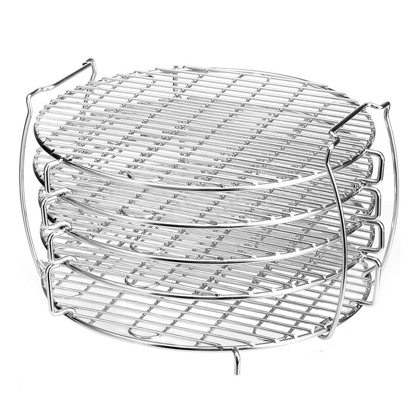 Dehydrator Rack Stand with 5 Stackable Layers Tainless Steel for Ninja Foodi Pressure Cooker Air Fryer 6.5 Qt & 8 Qt