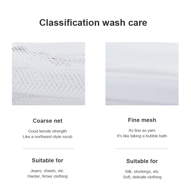 Sacchetto per biancheria di lavaggio multi-formato sacchetti per lavaggio a rete con cerniera borsa per lavatrice per uso domestico per biancheria intima per biancheria calzini per reggiseno vestiti sporchi