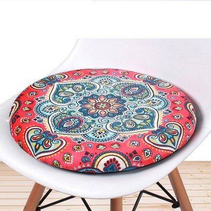 Geheugen katoen ronde pad rotan stoel ronde kruk ronde antislip kussen verdikking persoonlijkheid balkon mat venster pad: E