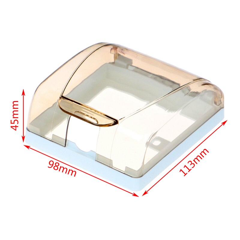 Waterproof 86 Type Wall Socket Plate Panel Box Cover Protector