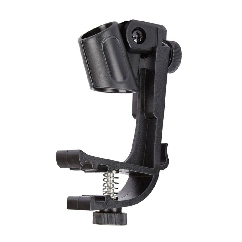 Adjustable Clip On Drum Rim Shockproof Mount Microphone Mic Clamp Stand Holder: Default Title