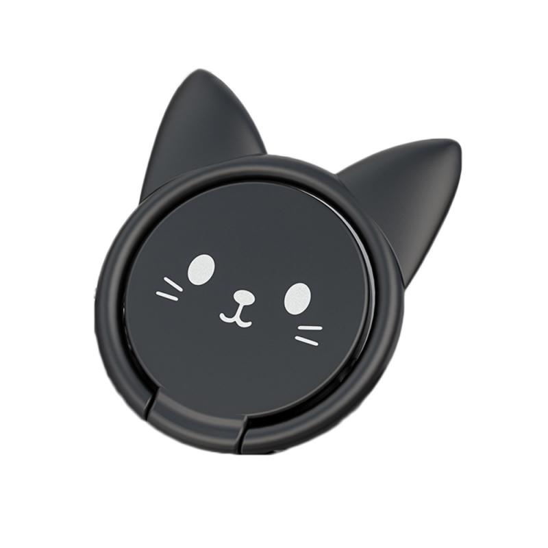 Universal Mobile Phone Holder Stand Magnetic Ring Bracket Car Cute Cat Mobile Phone Bracket Ring Buckle For iPhone Samsung: 2