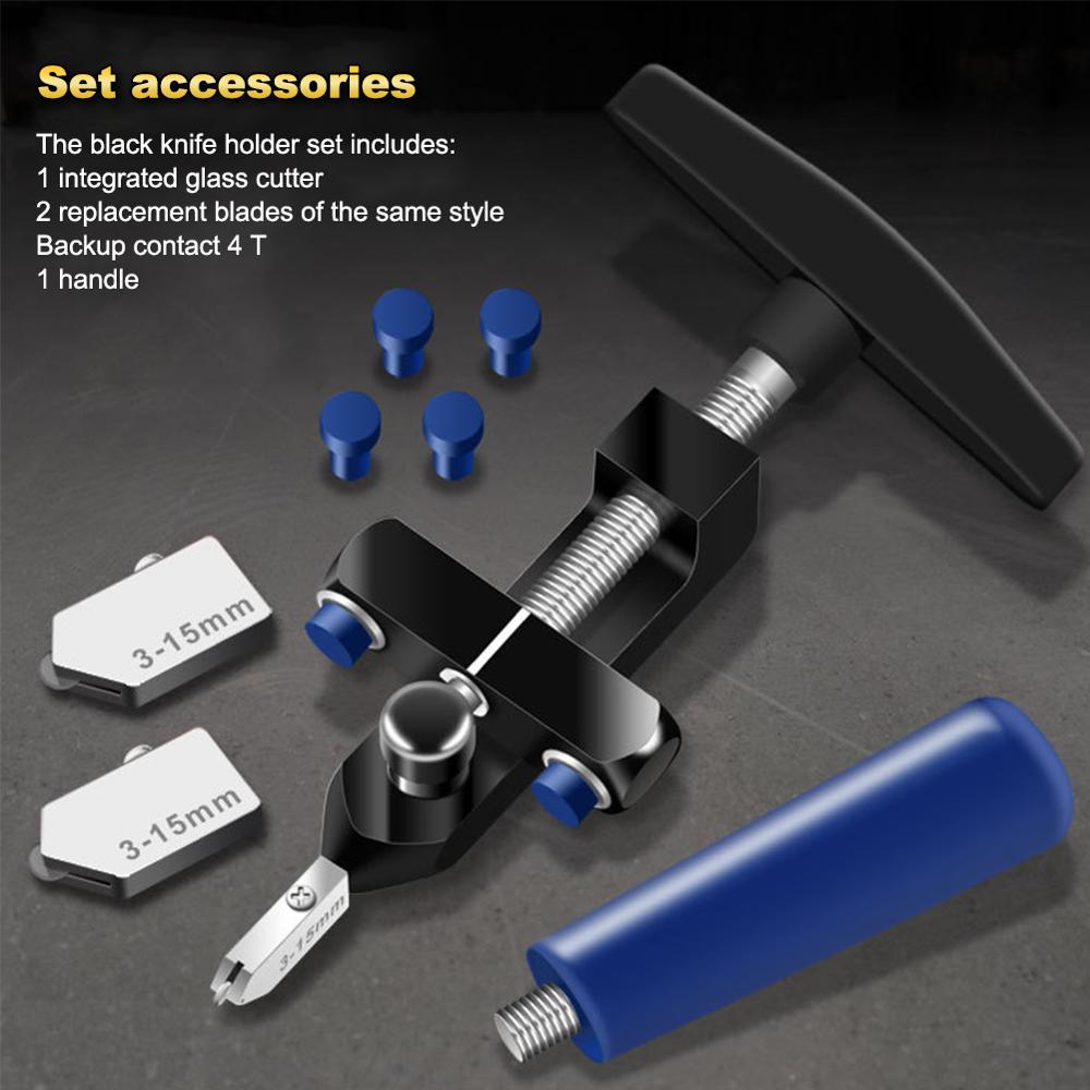 All-In-One Glass Cutter Hand-Held Tile Divider Tile Cutter Push Knife Glass Cutter