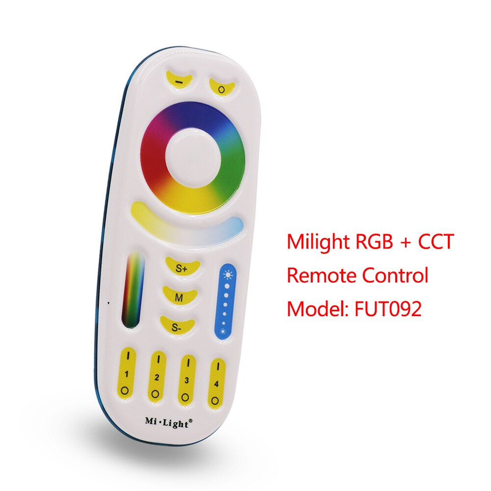 Milight RGBCCT LED Controller FUT039 + FUT092 2,4G Wireless 4-Zone RF Touch Remote + Miboxer WL-Box1 2,4 GHz Wifi Controller: 1PC FUT092