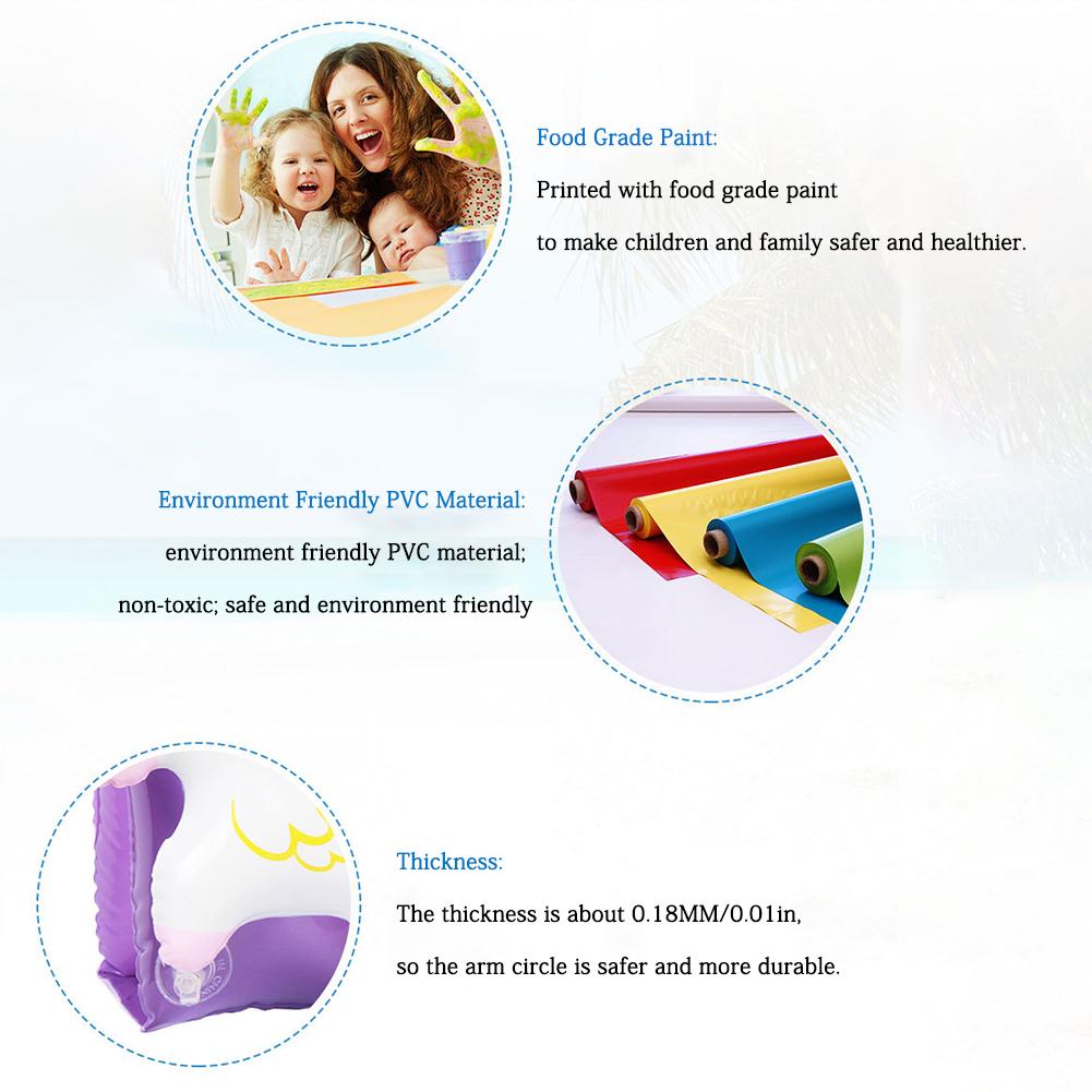 Children's Cartoon Life Jacket Buoyancy Jacket Baby Swimming Arm Circle Swimming Pool Safety Training Toy Swimming Ring