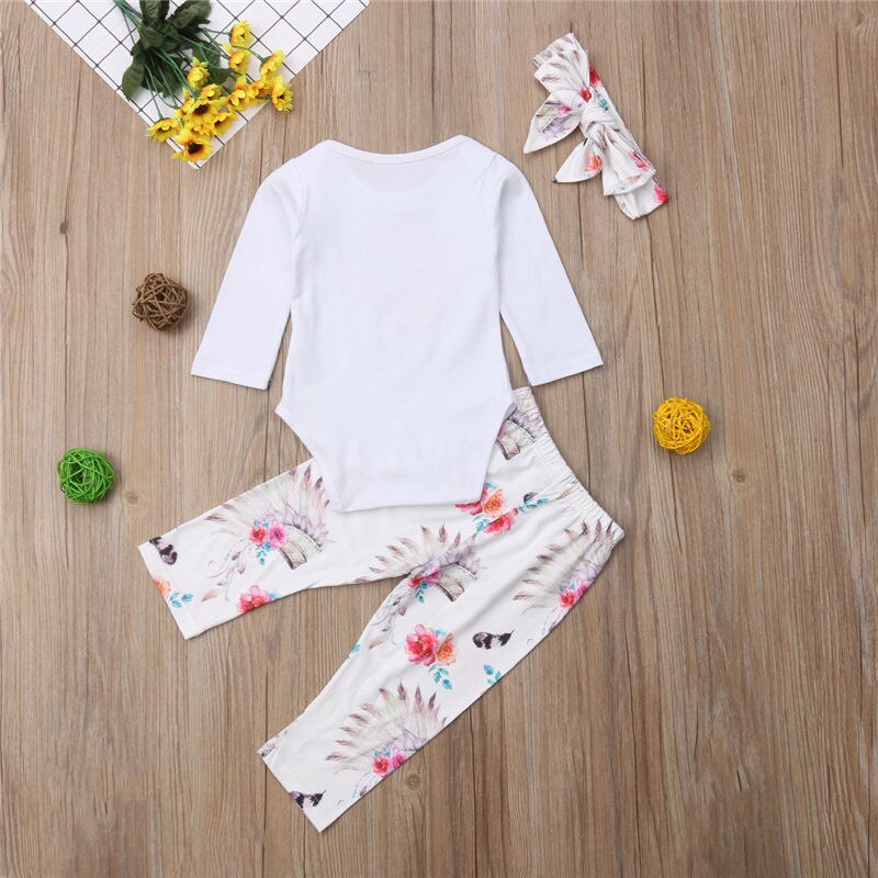 Pudcoco Neugeborenen Baby Mädchen Junge Floral Weihnachten T Shirts Komfort Casual 3 Stück Kind Outfits Schiff