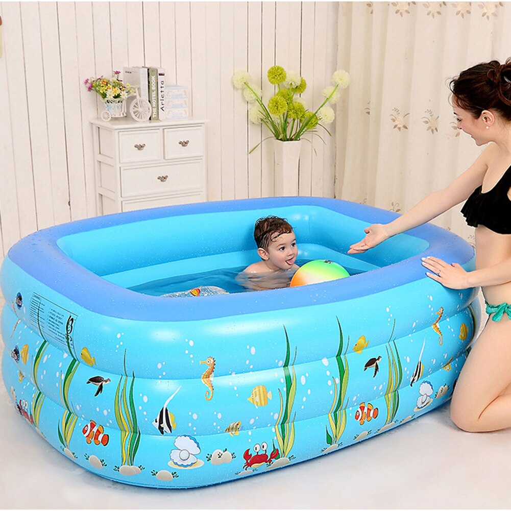 1.3M Zomer Baby Opblaasbaar Zwembad Kids Speelgoed Peuterbad Spelen Oceaan Ballenbad Draagbare Bad Kids Outdoors Sport Play speelgoed