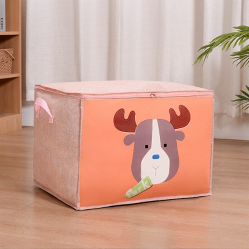 Dikker Upgrade Katoen Quilt Opbergtas Kleding Quilt Zak Wasmand Kleding Container: 39cm55cm40cm elk