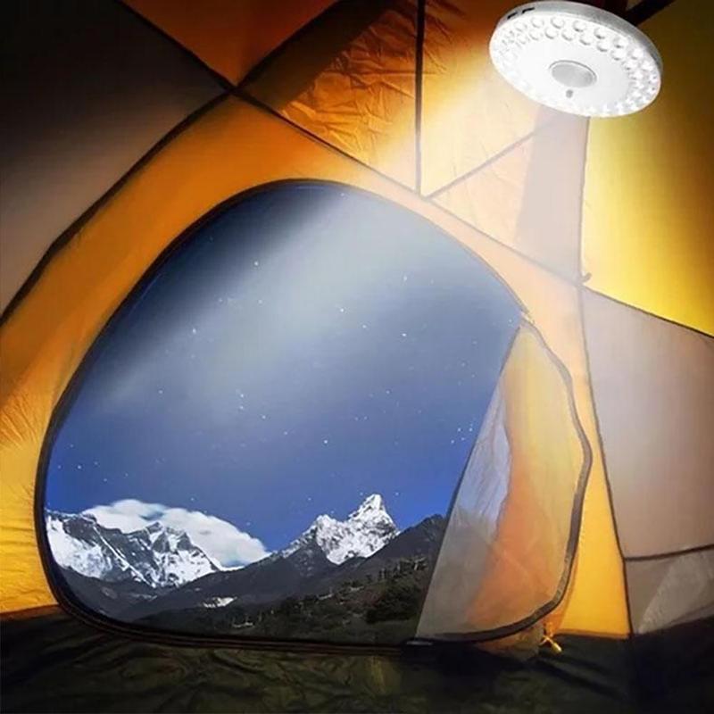 Udendørs 48 led skive paraply lys hjem have holdbar lampe sommerstang fiskeri lys justerbart telt gear tredje camping  b9 r 5