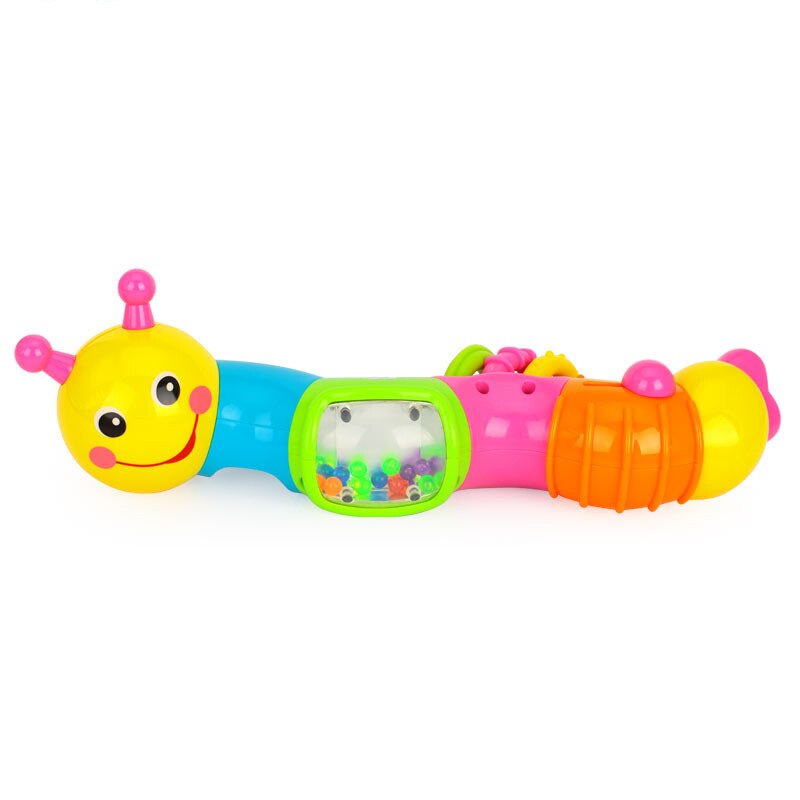 Juguetes para bebés de 6 a 12 meses con cabeza giratoria, anillos de sujeción, cuentas coloridas, espejo pequeño y juego de torsión