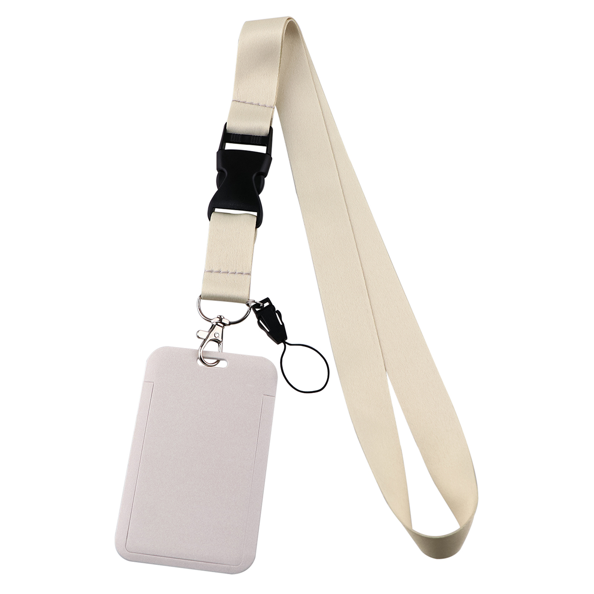 Pure Color Neck Strap ID Holders Lanyards Keychain Student Badge Holder Hang Rope Lariat Lanyard Mobile Phone Accessories