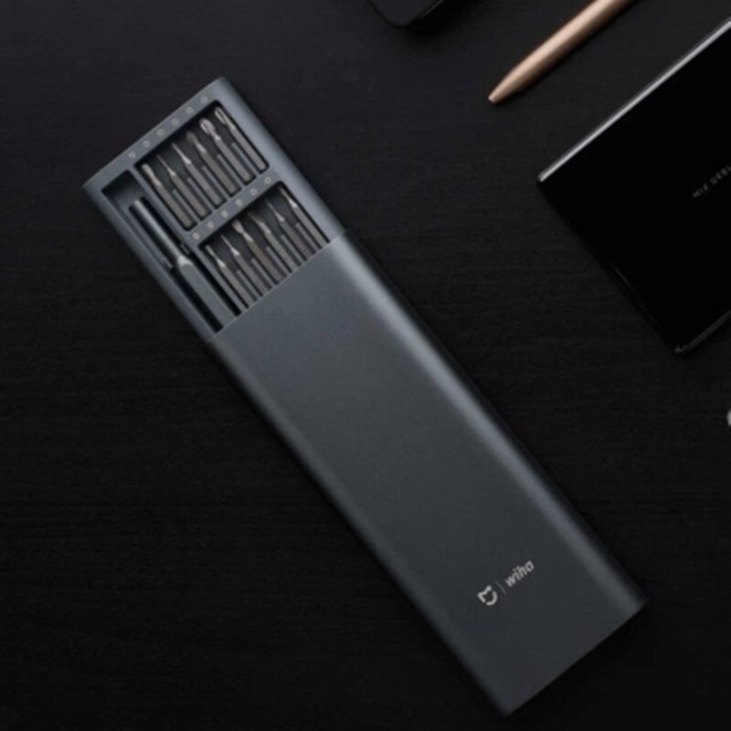 Original Xiaomi Mijia Wiha Schraubendreher Bausatz 24 Präzision Magnetische Bits Alluminum Kasten Schraubendreher Werkzeug Für Höhle Täglichen Gebrauch