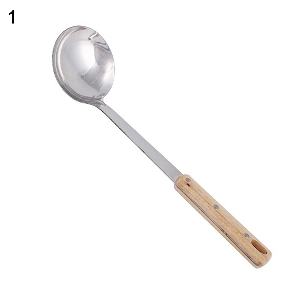 Ustensiles de cuisine en bois Uten manche en bois | En acier inoxydable, spatule pelle cuillère tourneuse de cuisine, Cocina trademsilios lame en bois, Gadgets de cuisine
