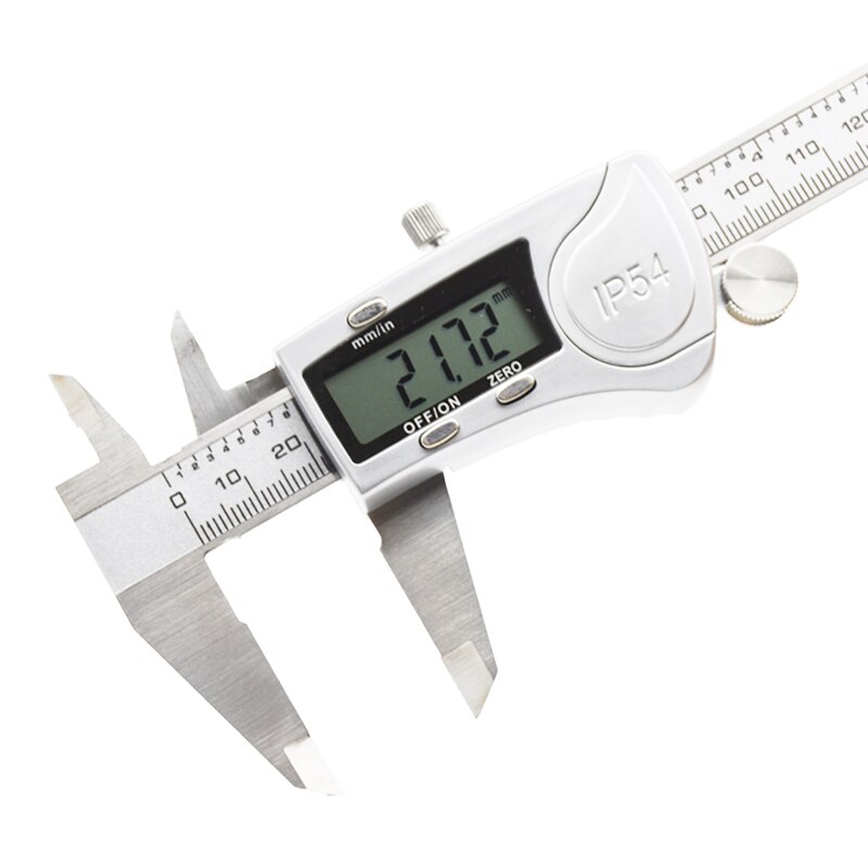 Calibrador digital electrónico de acero inoxidable, herramientas de medición a prueba de agua IP54, Messschieber, paquímetro, Vernier